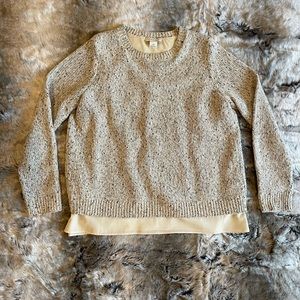 Club Monaco Sweater/Shirt Combo